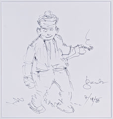 Milko Bambič - Man with Pipe