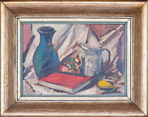 Molly Bonač - Jug, vase and book