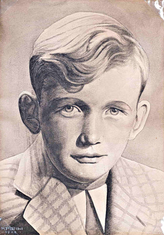 Pavel Pirih - Portrait of a Boy, 1944