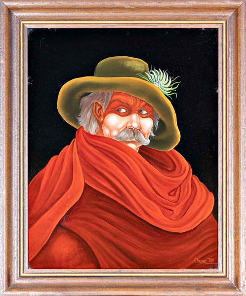 Franci Nemec - Man in Red Cloak in 1988