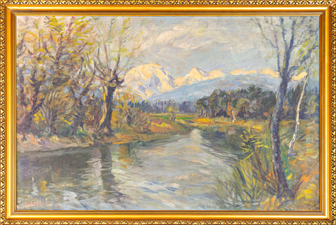 Rajko Slapernik - Willows, River and Mountains