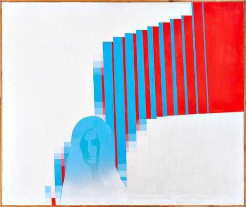 Ratimir Pušelja - Woman in Blue, 1970