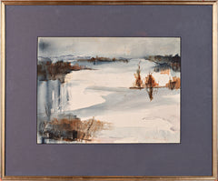 Robert Hlavaty - Lake in Snow
