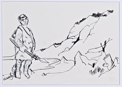 Robert Hlavaty - Neanderthal with Spear