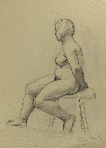 Smiljana Didek - Female Nude on the table