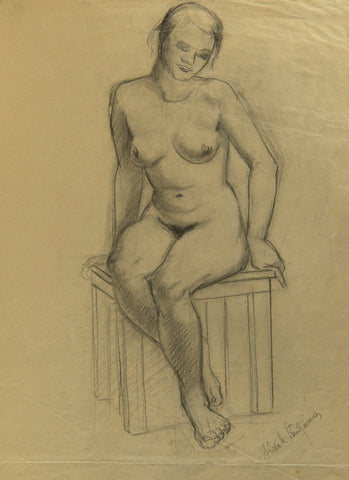 Smiljana Didek - Female Nude sitting
