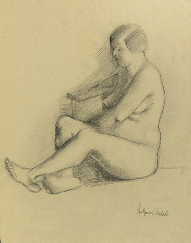Smiljana Didek - Female Nude sitting