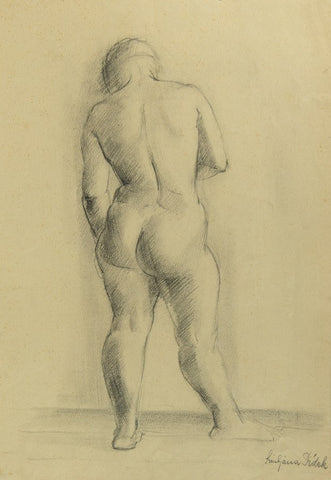Smiljana Didek - Male Nude from behind
