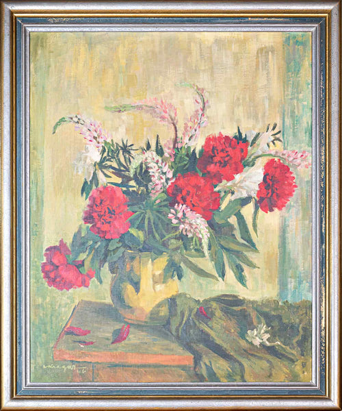 Stane Kregar - Bouquet of Flowers on Table, 1946