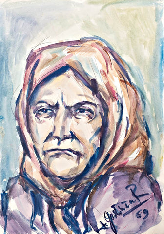 Tomaž Gostinčar - Old lady, 1969