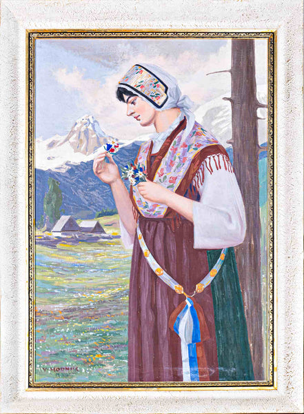 Valentin Hodnik - Girl in National Costume