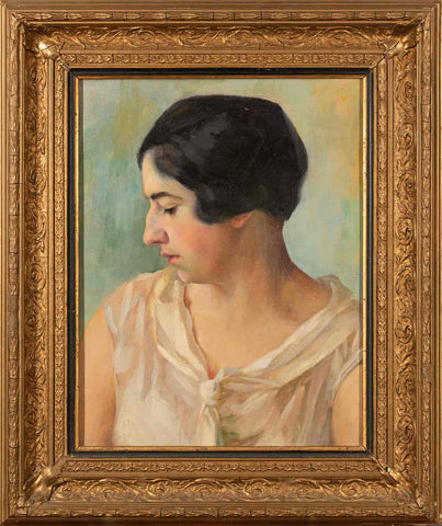 Vlaho Bukovac - Side image of woman
