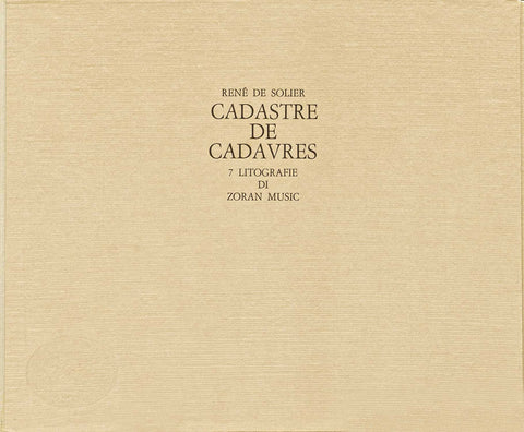 Zoran Mušič - Cadastre de Cadavres 80/130