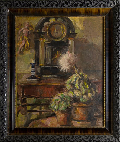 Anica Zupanec Sodnik - Still life with a clock