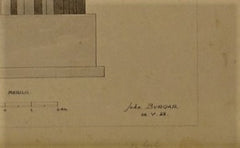 Jožef Burgar - Plan for the statue: Valentin Vodnik