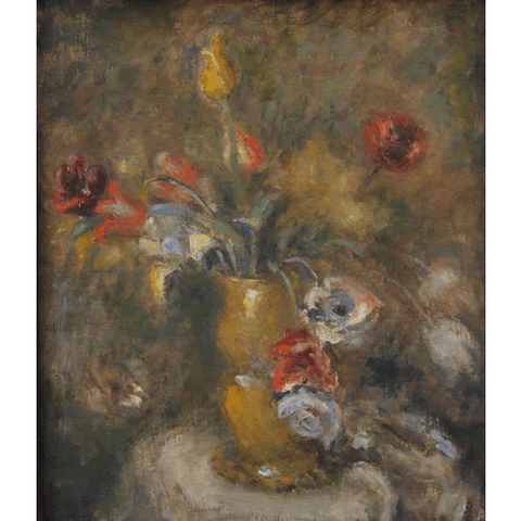 Molly Bonač - Still life - colorful flowers in a vase