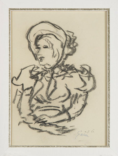 France Godec - Lady with a Hat