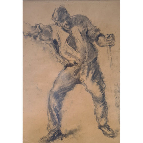 Rihard Jakopič - A study of a man with open arms