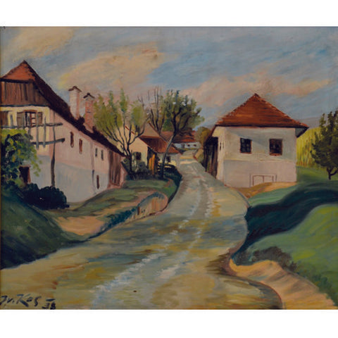 Ivan Kos - The path between the old houses