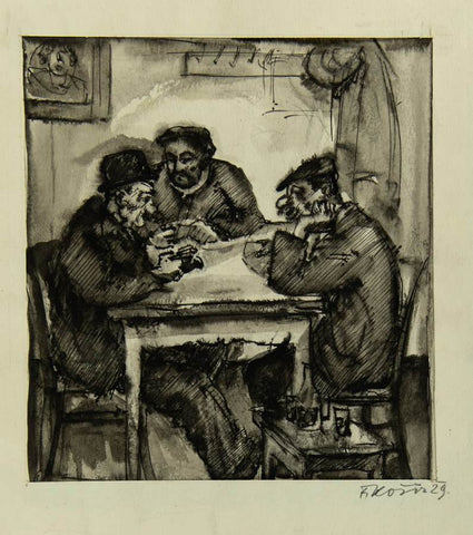 France Košir - Men in a pub