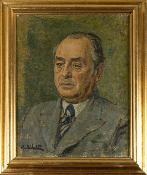 France Mihelič - Portrait of Milan Skaberne, Skaberne Collection