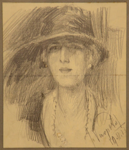 Ivan Vavpotič - A Lady with a Hat