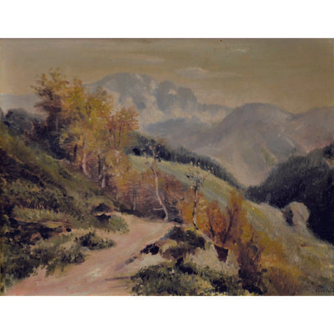 Unknown artist - Mountain trail