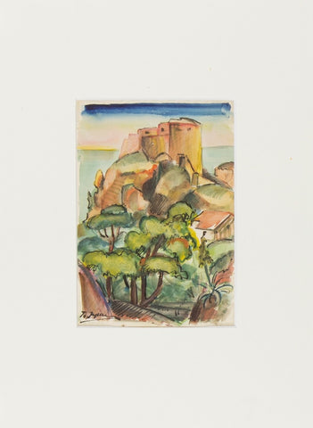 France Zupan - Castle above the sea