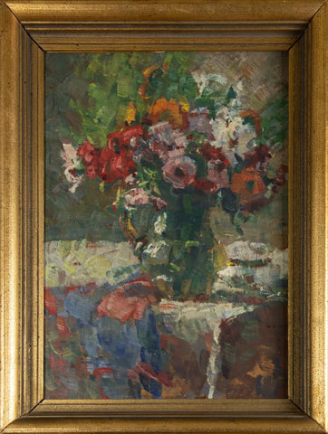 Fran Klemenčič - Still life with flowers