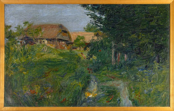 Fran Klemenčič - Farm house by forrest